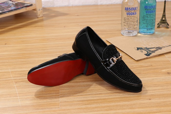 Red bottom dress shoes for men