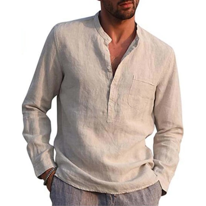 Loose dress shirt mens