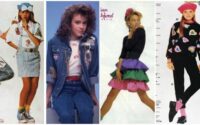 How to dress in the 80s style