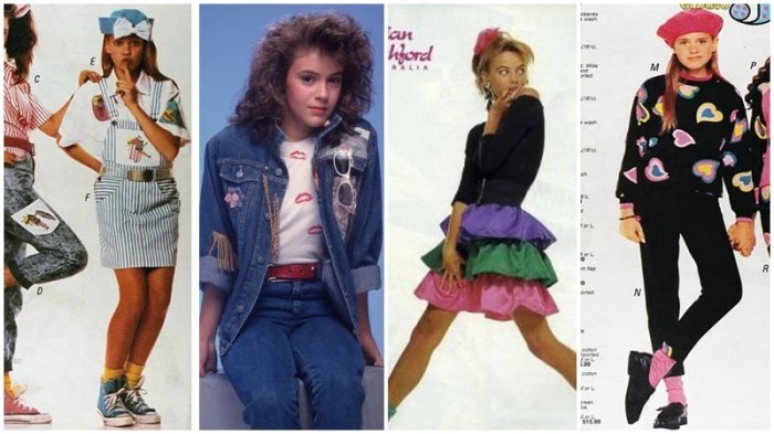 How to dress in the 80s style