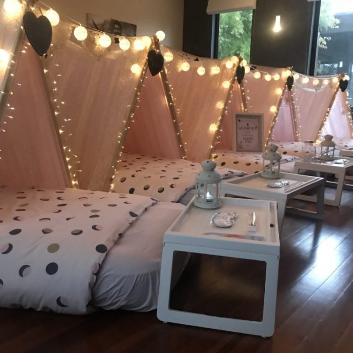 How to decorate a sleepover room