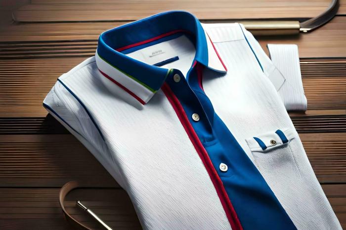 Red white and blue mens dress shirt