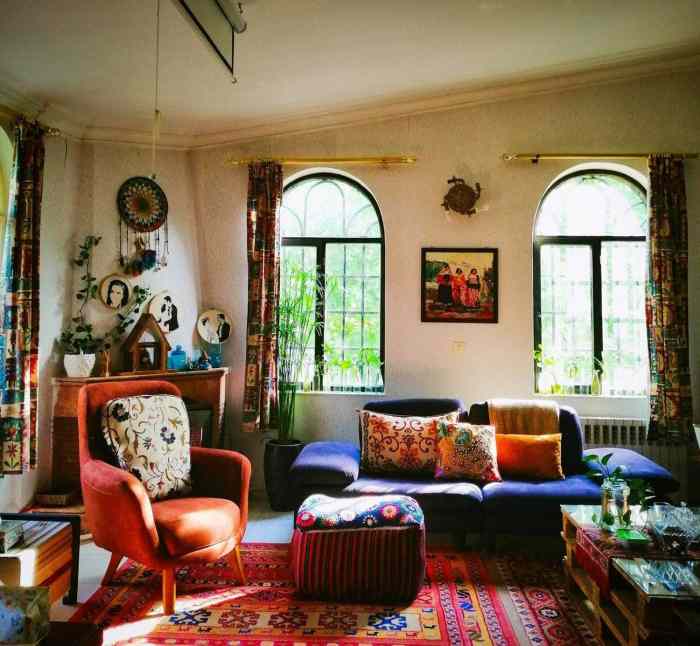 What is boho style of decorating