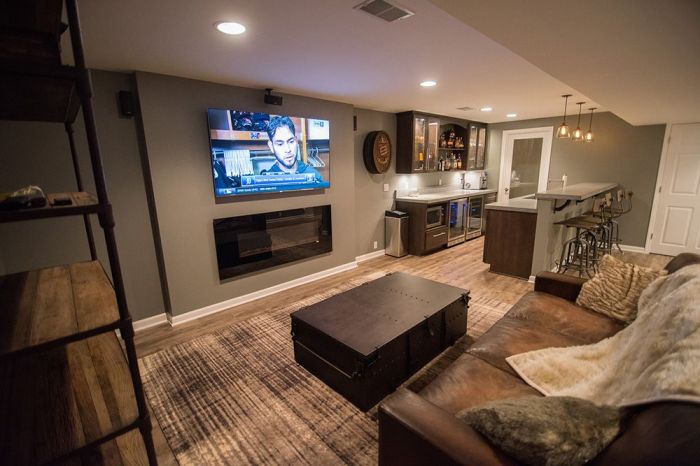 How to decorate basement living room