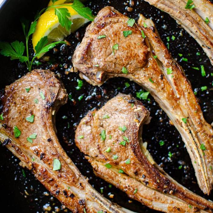 How to cook lamb chops greek style