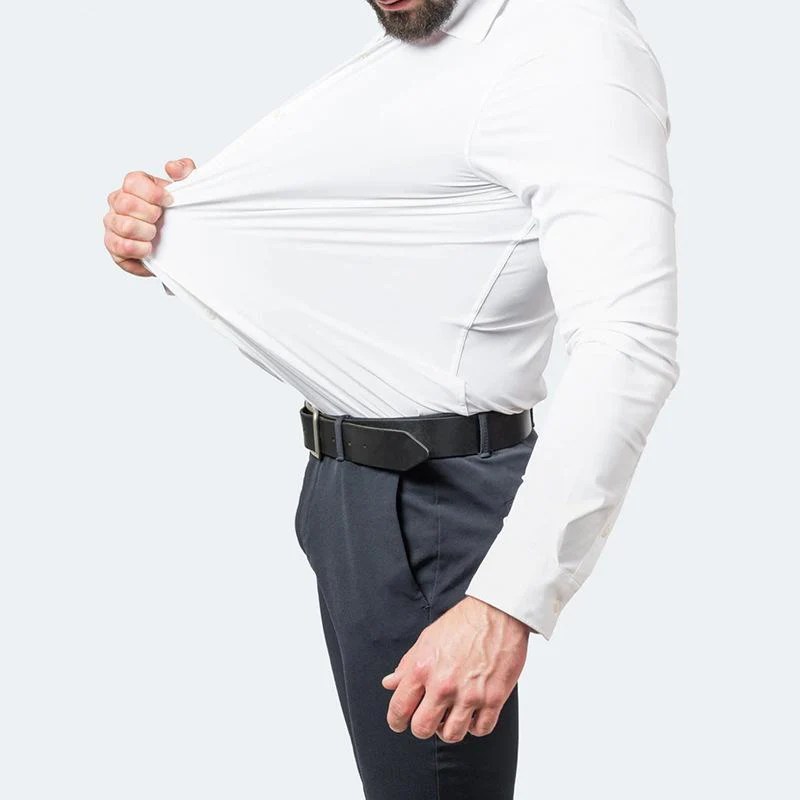 Mens dress shirt stretch