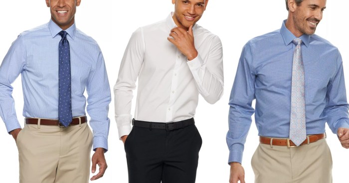 Kohls mens dress shirts and ties