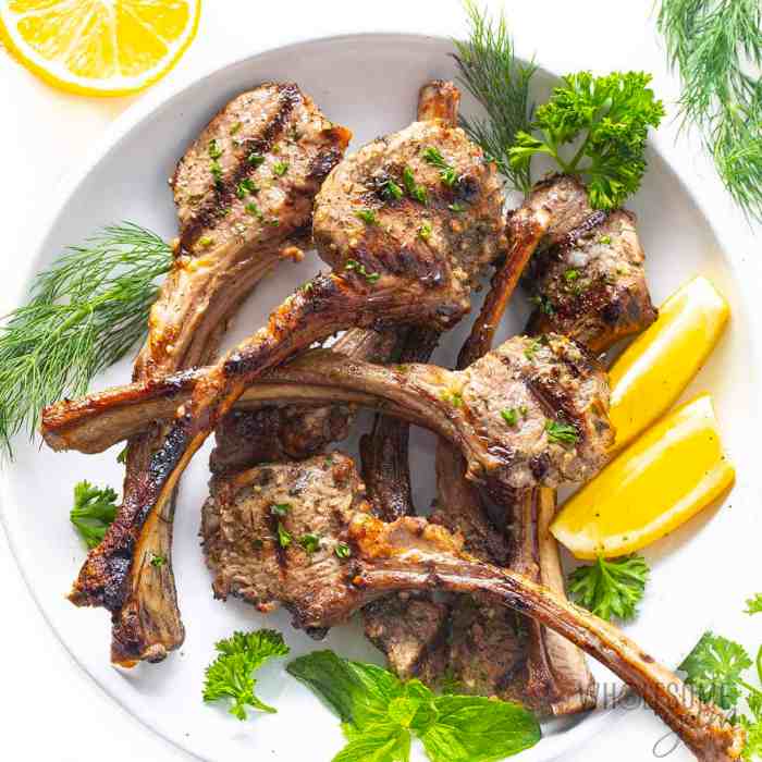 How to cook lamb chops greek style